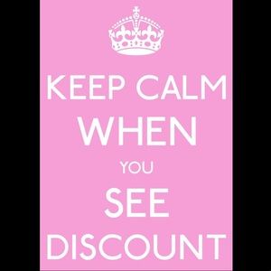 Discount! Discount! Discount!